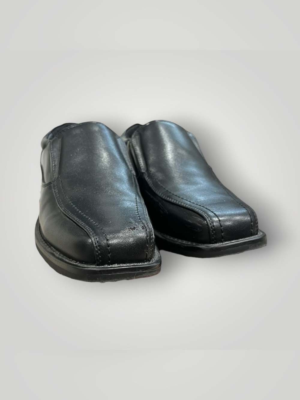 Size 5 Youth Boys Slip On Shoes Black Clean Soft Recital Concert Preowned Good